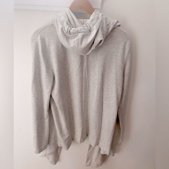 ATHLETA Vista Wrap Open Hooded Cardigan Sweatshirt Women’s S Athleisure Travel - Picture 8 of 13